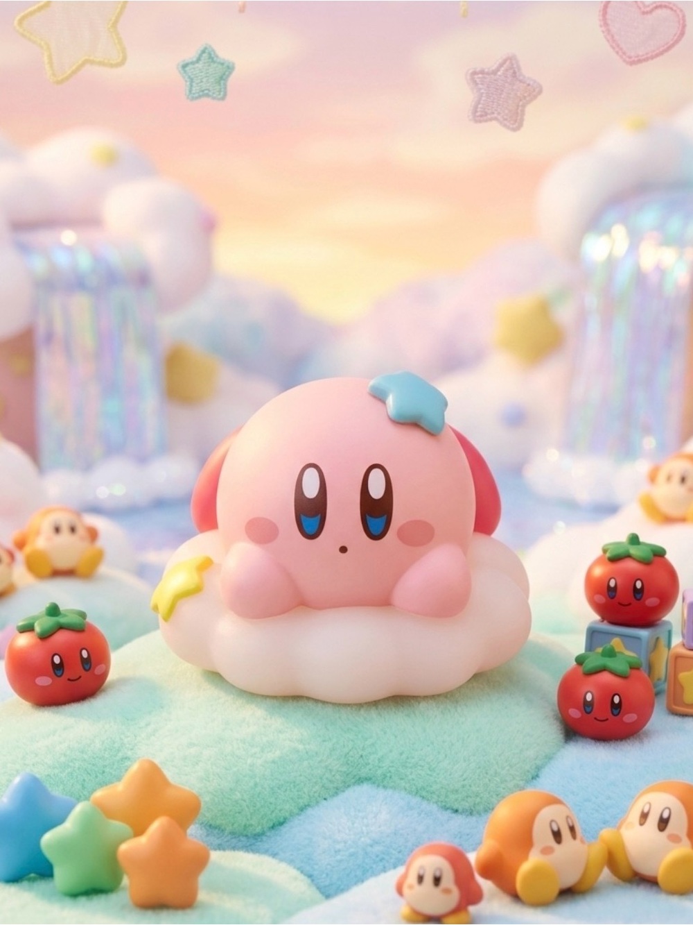 Kirby on a Cloud ☁️ Super Cute Lightweight Figure!